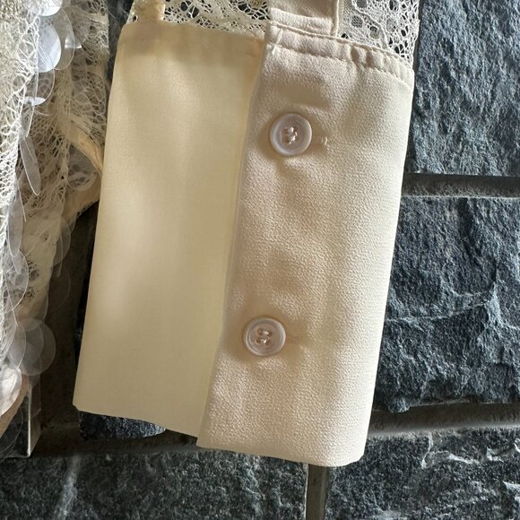 Zara Semi-Sheer Sequin Shirt - Picture 5 of 7